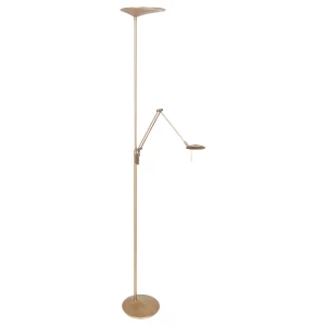 Steinhauer vloerlamp Zodiac LED 2107BR 2dekansje