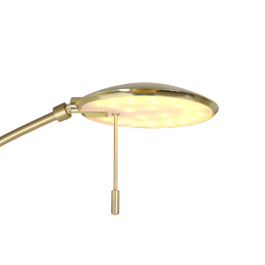 Vloerlamp Steinhauer Zenith LED Leeslamp Messing 7860 ME
