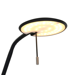 Vloerlamp Leeslamp Steinhauer Zenith LED zwart 7910 ZW