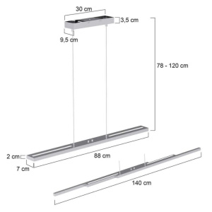 Steinhauer hanglamp Zelena Motion 7970ST Buitenbeentje - Afbeelding 3