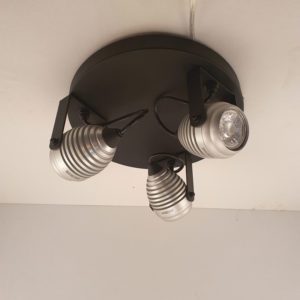 ETH Spot WASP Zwart/Aluminium LED 3Lichts 05-SP4084-17
