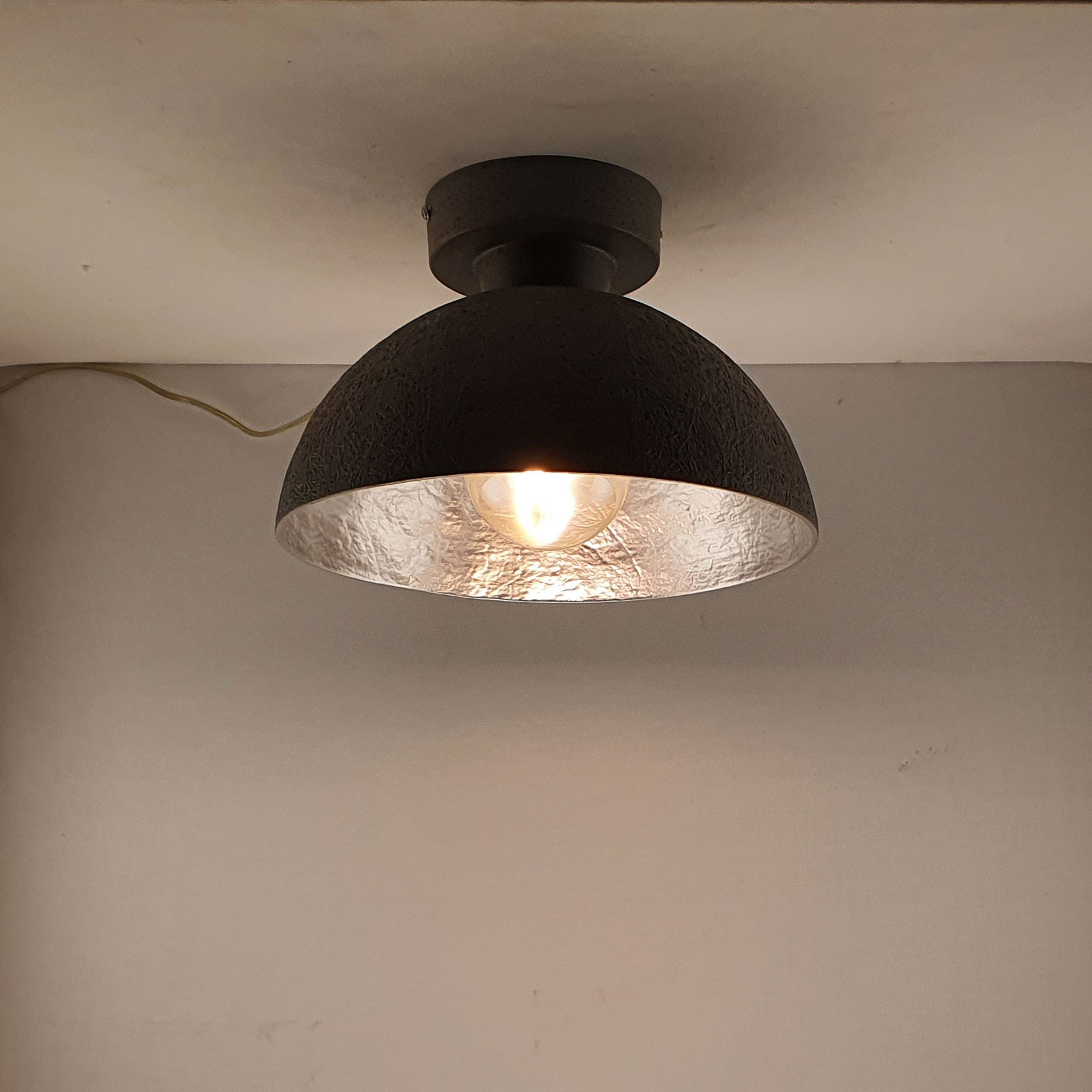 Interpreteren Onvervangbaar magnifiek Plafondlamp Mezzo Tondo 30cm Grijs/Zilver 05-PL2140-9018 | Lampendiscount.nl