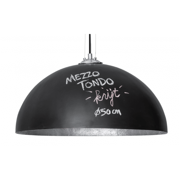 overeenkomst Kilometers hoofdpijn Hanglamp Koepel Mezzo Tondo 50cm Zwart/Zilver HL4229-9018 |  Lampendiscount.nl