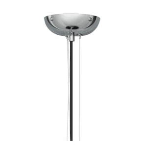Hanglamp Koepel Mezzo Tondo 50cm Zwart/Zilver HL4229-9018