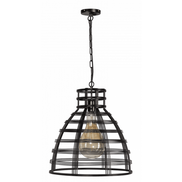05-HL4221-30 Hanglamp Molfetta Zwart 50cm (1)