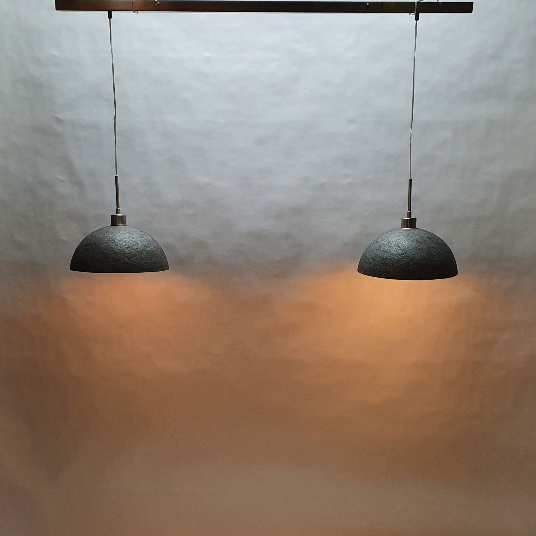 Hanglamp 2 lichts Mezzo ETH + Freelight H8012S 2lts 120cm