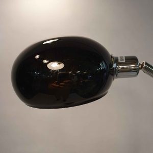Zwarte Booglamp 5 Lichts retro vloerlamp zwart glas