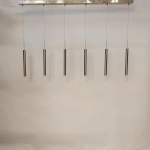 Freelight Hanglamp Pinn LED 6lichts staal 140cm H9306S