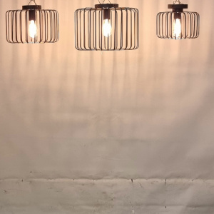 Freelight Plafondlamp Stecca middel 33cm matzwart PL7033Z