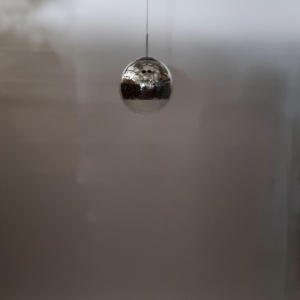 Artdelight Design Hanglamp Glasbol verchroomd HL8030CH Ø30cm