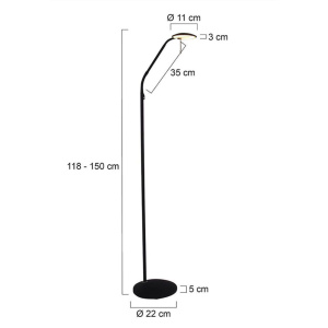 Steinhauer vloerlamp Zenith LED 7910ZW 2de Kansje - Afbeelding 2