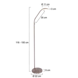 Steinhauer vloerlamp Zenith LED 7910ST Buitenbeentje - Afbeelding 2