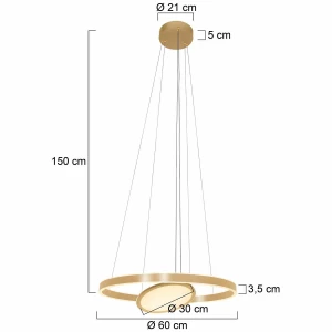 Steinhauer hanglamp Ringlux 3514GO Dropshipment - Afbeelding 2