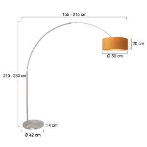 Steinhauer booglamp Sparkled Light 8126ST Buitenbeentje - Afbeelding 6