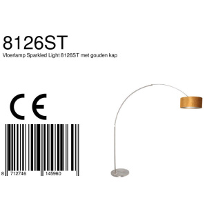 Steinhauer booglamp Sparkled Light 8126ST Buitenbeentje - Afbeelding 7