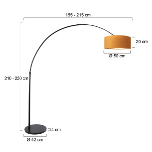 Steinhauer booglamp Sparkled Light 8129ZW Buitenbeentje - Afbeelding 2
