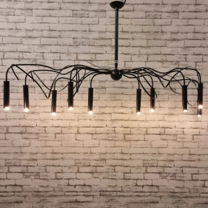 Dijkos / Ztahl hanglamp Tubes 103 Refurbished