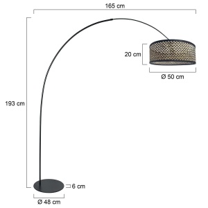 Anne Light vloerlamp Anne-Curve 4261ZW Buitenbeentje - Afbeelding 4