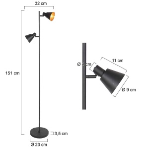 Mexlite vloerlamp Oeroe  Nieuwste collectie - Afbeelding 5