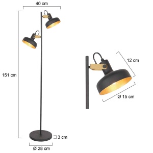 Mexlite vloerlamp Prato  Nieuwste collectie - Afbeelding 5