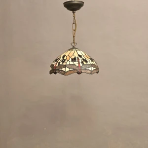 Clayre & Eef hanglamp Tiffanie Libelle 273 Refurbished - Afbeelding 5