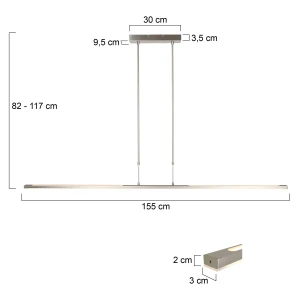 Steinhauer hanglamp Zelena 7971ST Buitenbeentje - Afbeelding 2