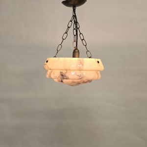 plafondlamp gemarmerd glas 301 Refurbished