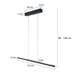 Steinhauer hanglamp Bande 3994ZW Buitenbeentje - Afbeelding 2