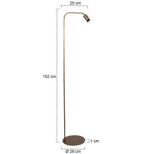 Steinhauer vloerlamp Stang 4738BR Tweede Kansje - Afbeelding 7